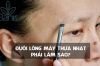 Đuôi lông mày thưa nhạt phải làm sao? 