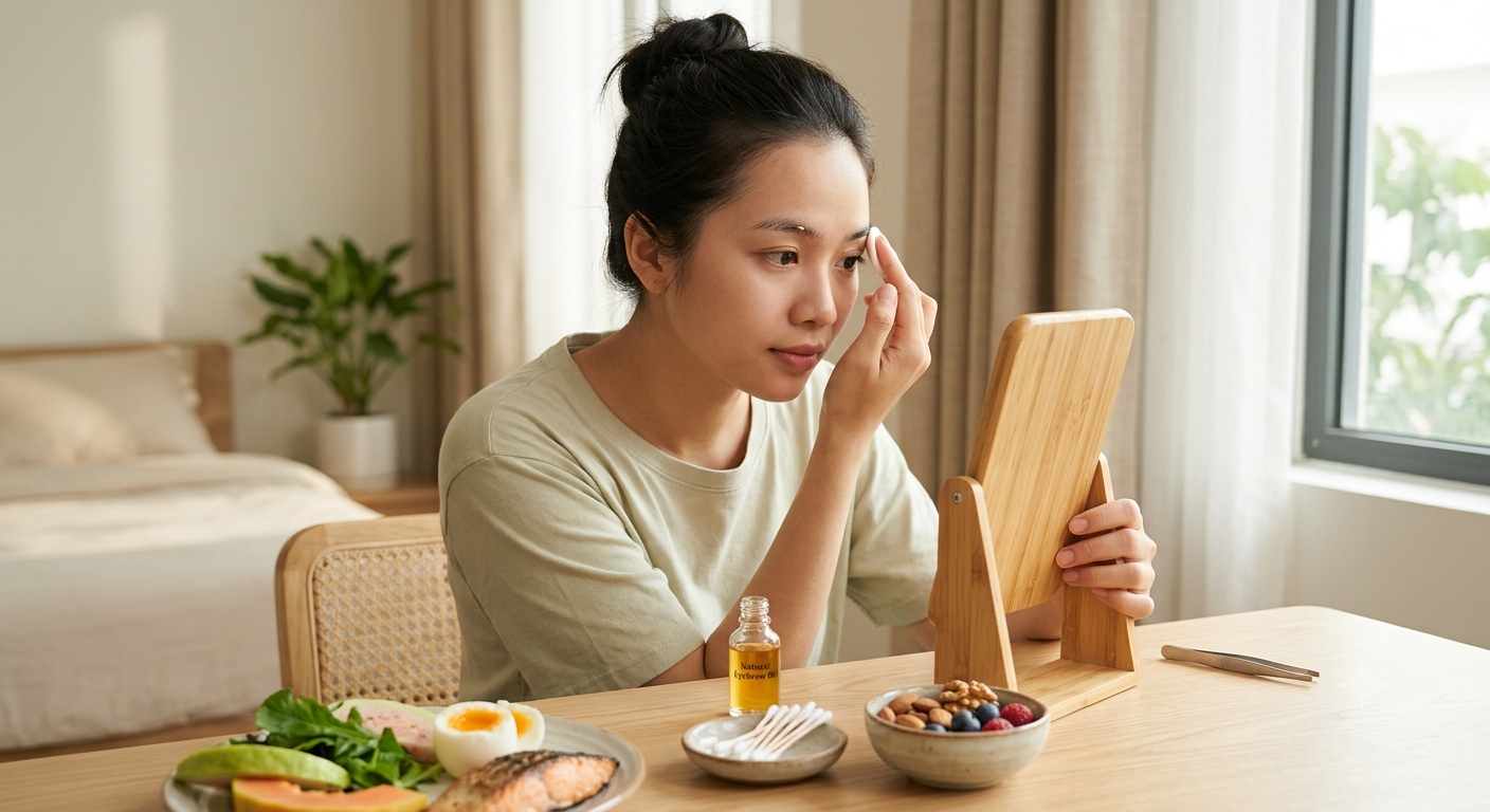 lông mày nhạt phải làm sao