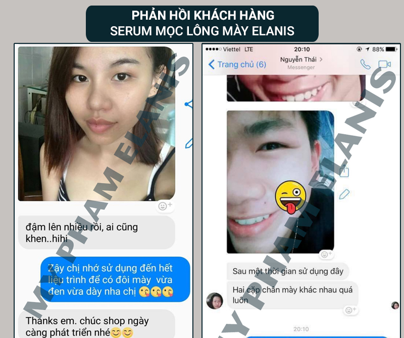 phẩn hồi thuốc mọc lông mày elanis